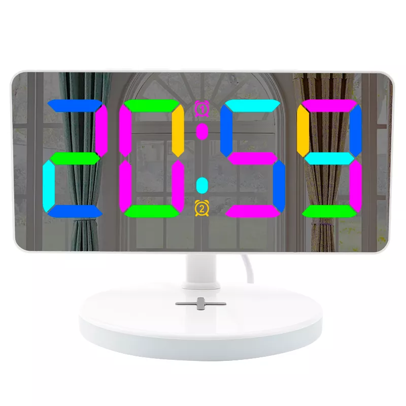 Încărcare wireless RGB Light Night Light RGB Digital Alarm Clock